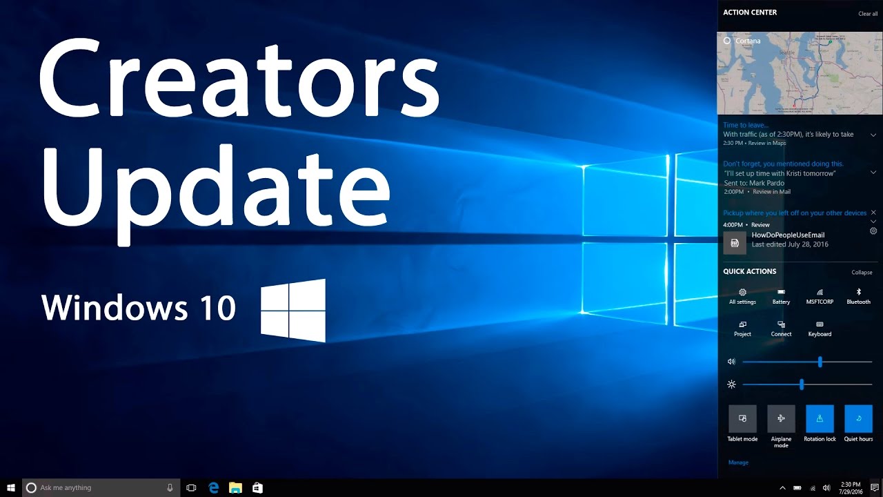 Windows 10 Version 1703 Download Update