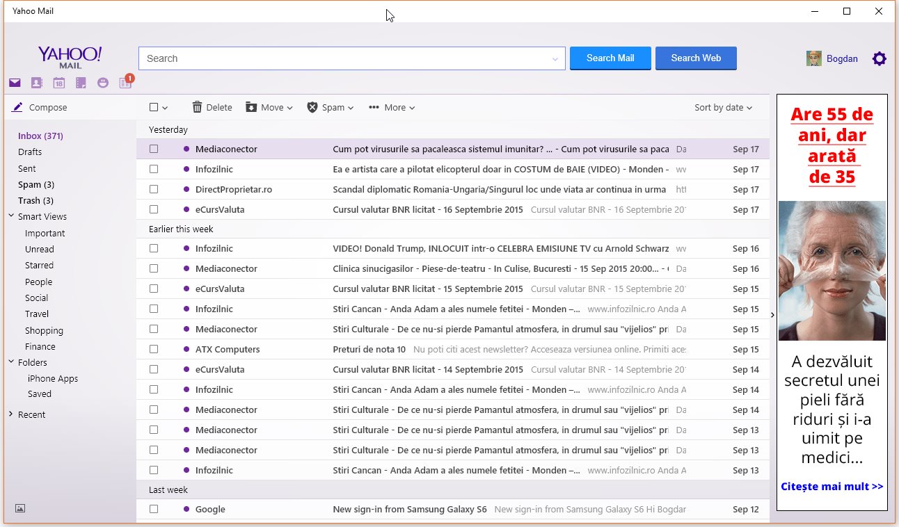 Yahoo Mail App for Windows 10 Now Available for Download
