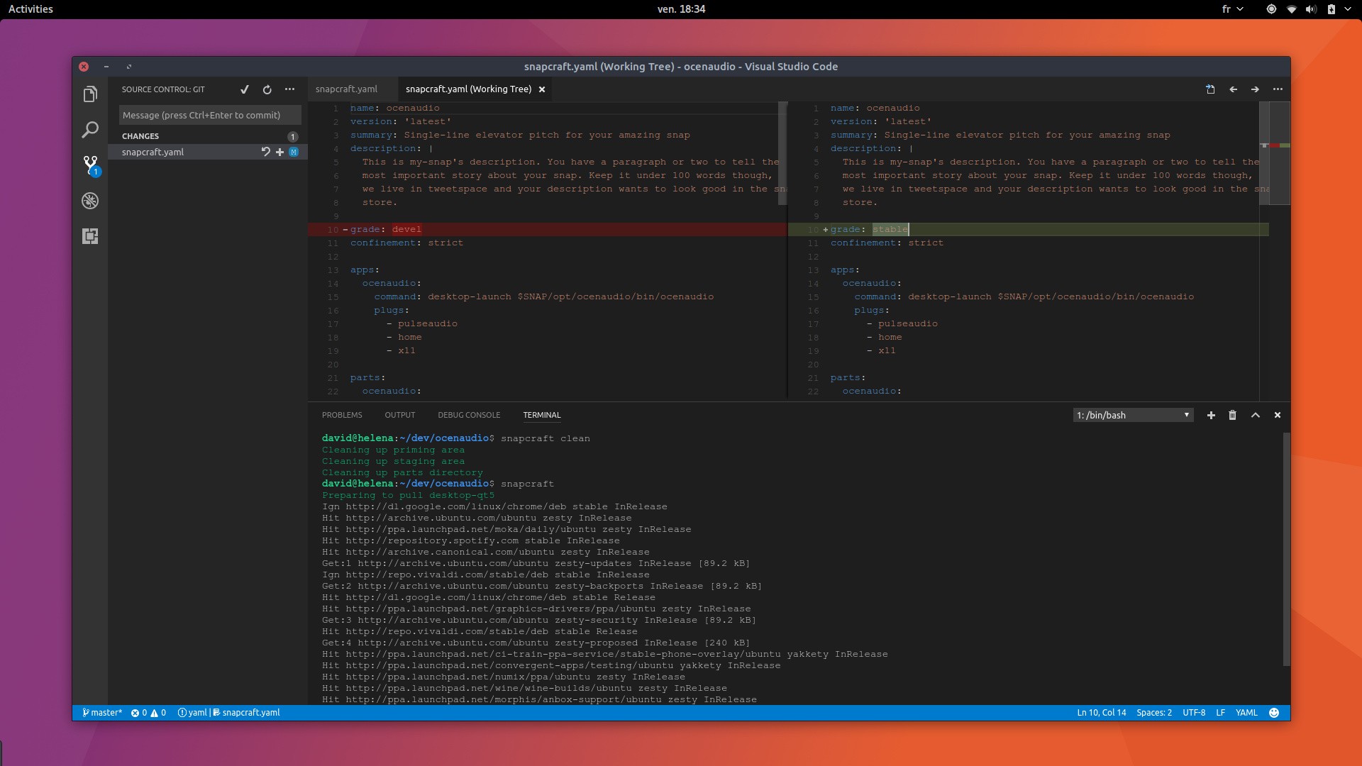 visual studio code for linux