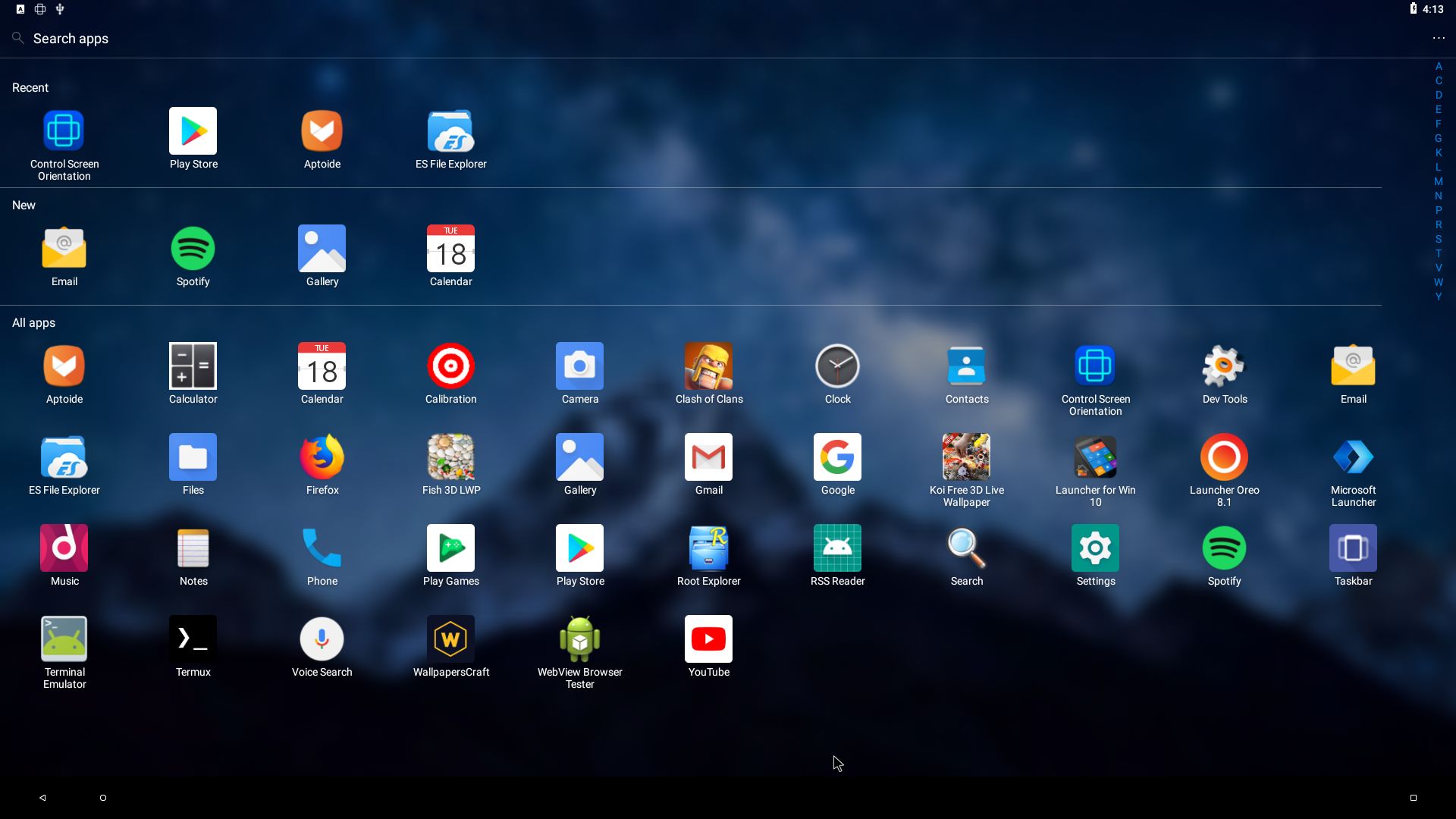 android app launcher for windows 10