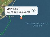 On May 8, Mary Lee was spotted near Atlantic City, New Jersey