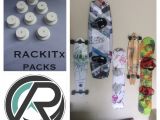 The RACKITx skateboard wall mount