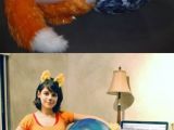 Firefox costume was inspired by the browser, not the animal