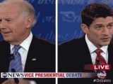 Biden and Ryan during the debate - GIF