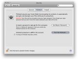 The FileVault entry from Leopard's System Preferences