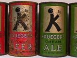The first beer cans