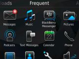 BlackBerry 6's Home Screen