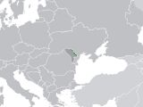 The location of Transnistria, between the Republic of Moldova and the Ukraine