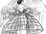 The crinoline – an item that could make the wearer take flight, literally