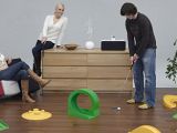 MyMiniGolf can be effortlessly installled and played with  indoors also.