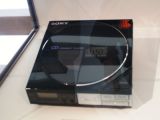 The Sony D-50, first component CD player, taking up about as much space as a CD jewel case