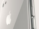 iPhone concept: white closeup