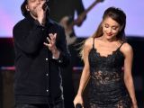 Ariana Grande with The Weeknd at the AMAs 2014