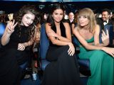 Lorde sat next to Selena Gomez and new BFF Taylor Swift