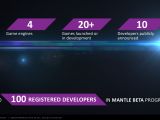 100 game developers using Mantle API now
