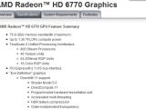 AMD Radeon HD 6770 specifications