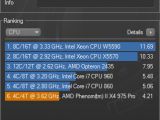 AMD Phenon II X4 CineBench multi core