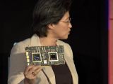 AMD CEO Lisa Su presents the "creature"