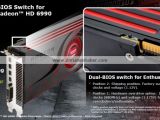 AMD RAdeon HD 6990 dual-GPU graphics card - BIOS switch