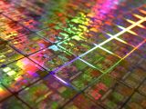 45nm AMD Quad Core Wafer