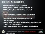 AMD Bulldozer AM3+ chipset line features