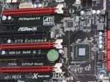 ASRock X79 Extreme4 LGA 2011 motherboard - PCI Express and storage ports