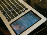 The Eee Keyboard's built-in touchscreen display
