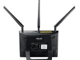 ASUS RT-AC66 Wireless Router Back (Black)
