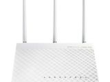 ASUS RT-AC66 Wireless Router Front (White)