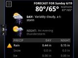 AccuWeather 2.0 for Android (screenshot)