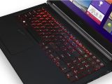 Acer Aspire V Nitro Black Edition backlit keyboard detail
