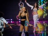 Ariana Grande performs at the 2014 Victoria’s Secret show in London