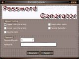 You can generate random passwords and include upper or lower case characters, decimal digits, punctuation marks and special characters, as well as pick the desired password length.