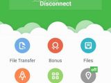 This is the AirDroid mobile app