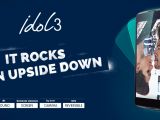 Alcatel Idol 3 can be used upside down