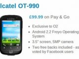 Alcatel OT-990 price