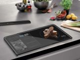 The concept details a tablet you can chop food on