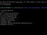 Alpine Linux 3.1.0 during boot