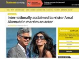 Best headline ever for Amal Alamuddin's wedding to "some actor"