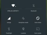 Nexus 4 Quick settings