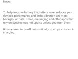 Nexus 4 (Battery saver)