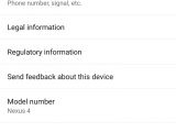 Nexus 4 (About phone)