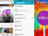 Sneak peak at Android 5.0 Lollipop on Galaxy Note 3