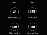 Samsung Galaxy S6, video modes