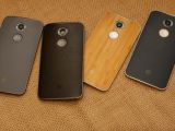 Different versions of the second-gen Moto X