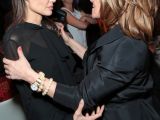 Angelina Jolie gives Sony co-chairwoman Amy Pascal the death stare after leaked emails