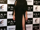 Angelina Jolie in Valentino at the Japan premiere of “Salt”