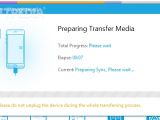 AnyTrans: Be patient while files are being transferred