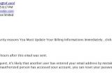 Fraudulent email is easy to spot as a scam