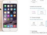 iPhone 6 Plus with 128GB of storage is substantially more expensive